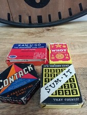 Bundle Of Vintage Card Games Whot Sum It Contack Kan-U-Go