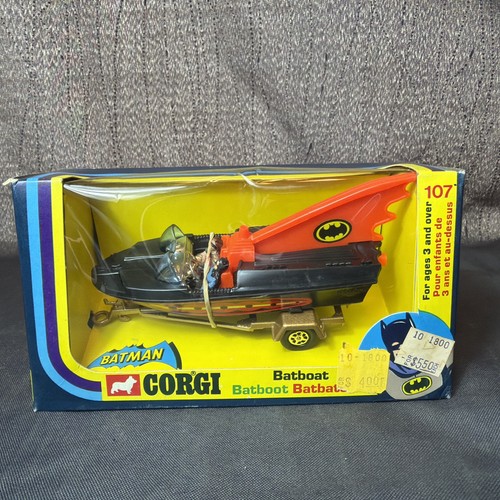 Corgi batman batboat 107 new - corgi,