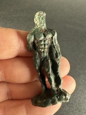 SCARCE ANCIENT ROMAN BRONZE STATUE OF NEPTUNE / POSEIDON - CIRCA 0 - 300 AD