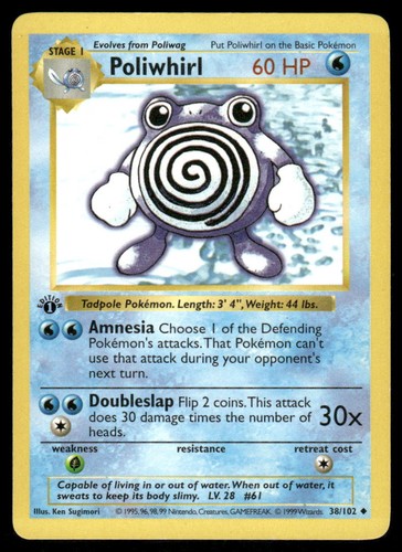 Pokemon cards poliwhirl - pokemon,