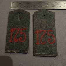 Ww1 shoulder boards strap epaulette infantry regimeninfantry regiment 175