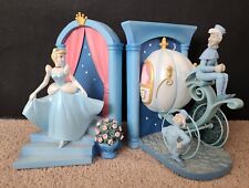 Disney Store Cinderella & Carriage Bookends Rare & Collectible