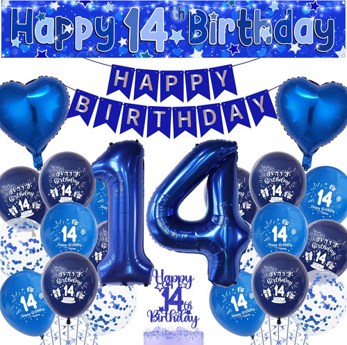 14th birthday banner - 14th,