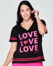 Zumba Love Top - Bold Black ~