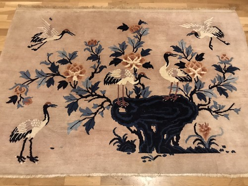 Large hand made wool - ,