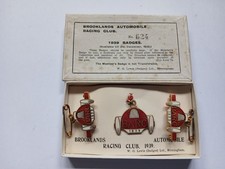 Brooklands badge set 1939