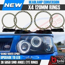 4x 120mm 36 SMD LED Halo Rings