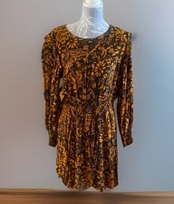 Zara Navy Rust Floral Print
