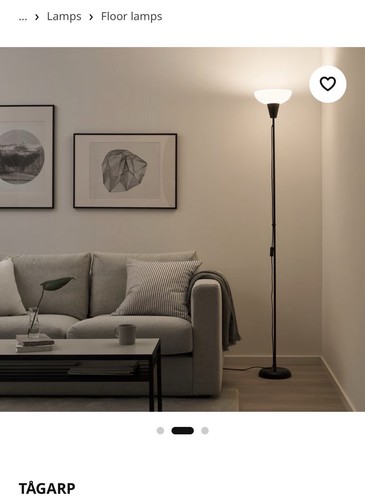Ikea tagarp black - black, lamp