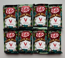 KitKat Limited Edition Vegan 4 Finger Chocolate/Waffle Bar 41.5g - Pack of 8