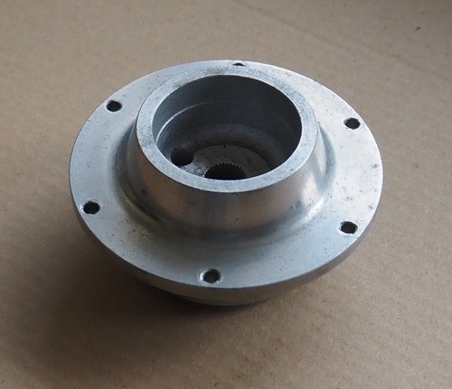 Polished alloy steering wheel - alloy,