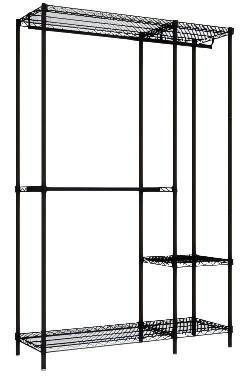 Clothes rack open wardrobe - rack,