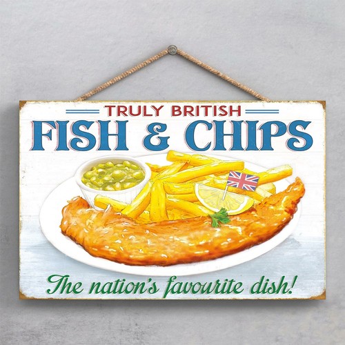 Fish and chips - and, kitchen