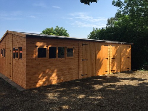 30x20 timber garage 13mm - -,