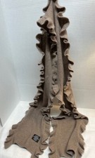 Elegant Cashmere&Wool Ruffled