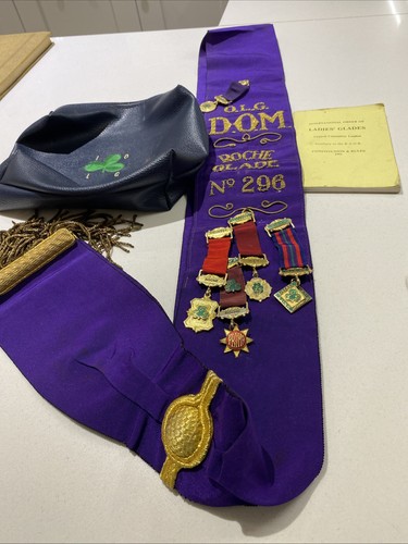 Vintage iolg raob regalia lot - raob,