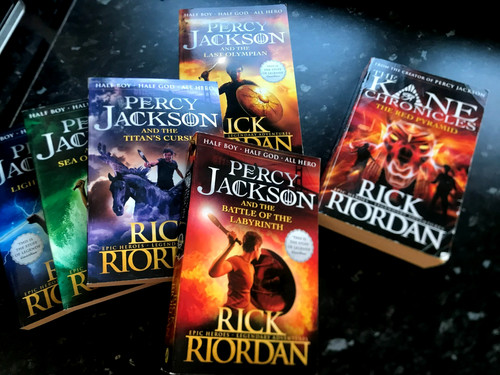 Used percy jackson book - percy, 5