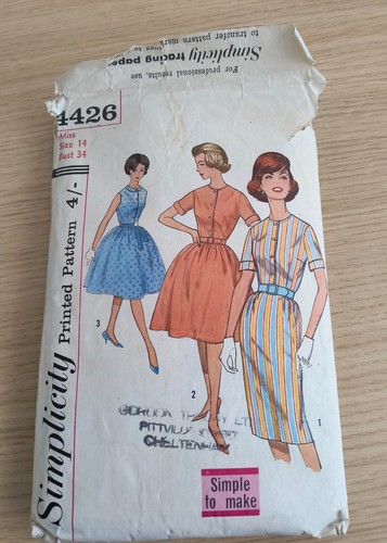 Vintage simplicity 4426 1950s - 4426,