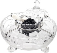 Caviar Serving Set with Glass