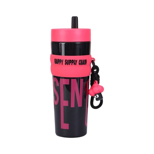 Plastic straw tumbler - straw,