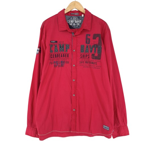 Vintage camp david men shirt - men,