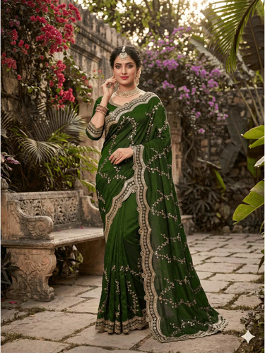 Designer sari bollywood bridal - sari,