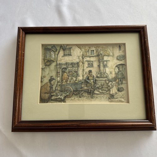 Anton pieck street scene - anton,
