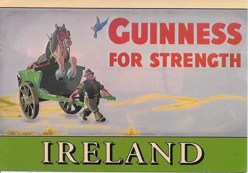 Guinness repro poster postcard