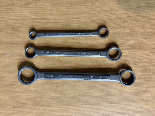 Vintage ring spanners - vintage,