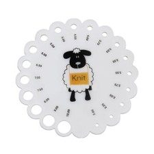 SHEEP Knitting Needle Gauge