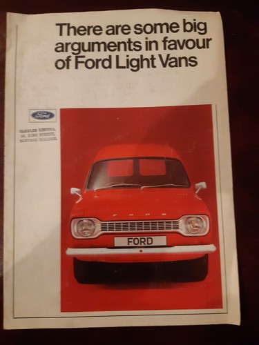 Ford escort van mk1 1971 - ford,