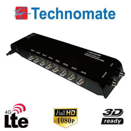 Technomate amp 8 way ir - b, 8-way