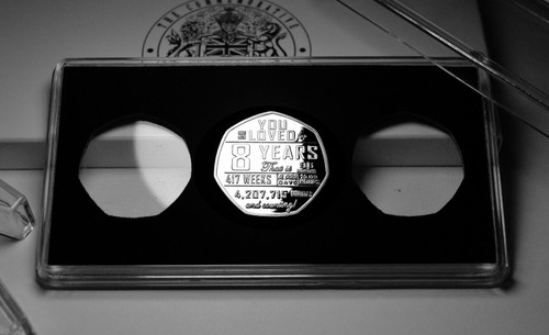 8th birthday silver - 8th,