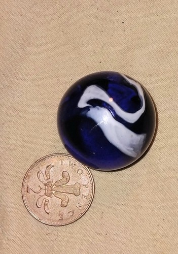Very large blue - very, glass