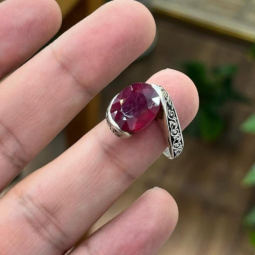 Carats ruby ring natural - carats,
