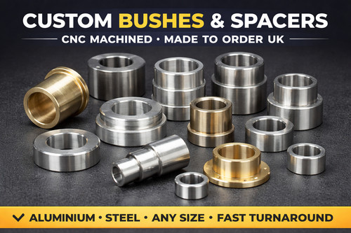 Custom bushes spacers cnc - &,