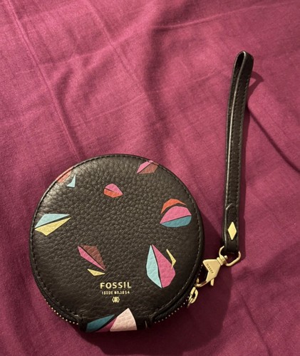 Fossil black coin purse - , with