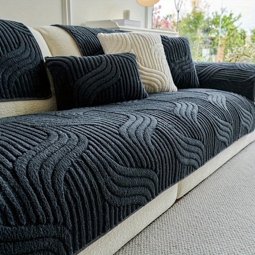 Thick plush sofa - thick,