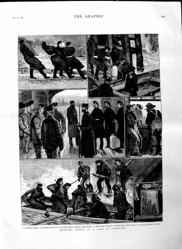 Original old antique print - original,