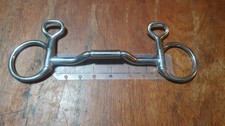 Mylers MB 36 Forward Tilted Ported Barrel  Hanging Snaffle 145 Cms/ 5.5 Inches