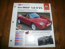 1996 Rover MGF VVC UNIQUE IMP