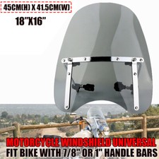 Smoke Motorcycle Windshield