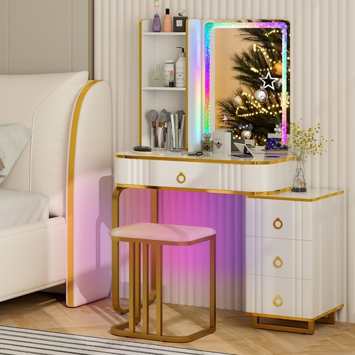 Makeup vanity desk with - makeup,