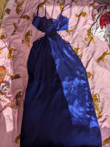 Royal blue zara maxi - maxi, dress