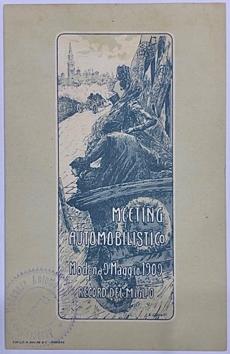 Modena automotive meeting - meeting, 1909