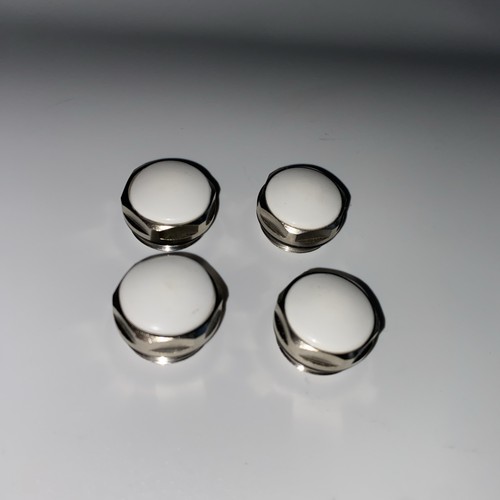 Radiator blank plug white - plug,