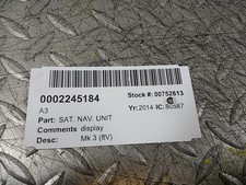 Sat Nav Unit  AUDI A3 2012-2020 Satellite Navigation 