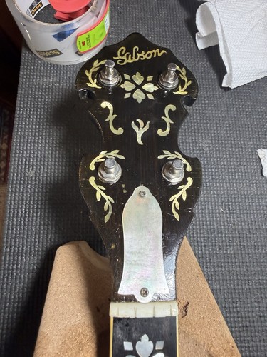 Gibson copy banjo - copy, neck