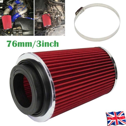Air filter 76mm high flow - 76mm,