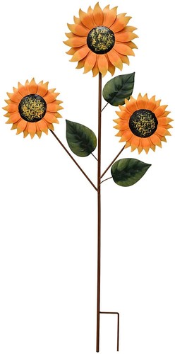 Metal sunflower yard - yard, garden